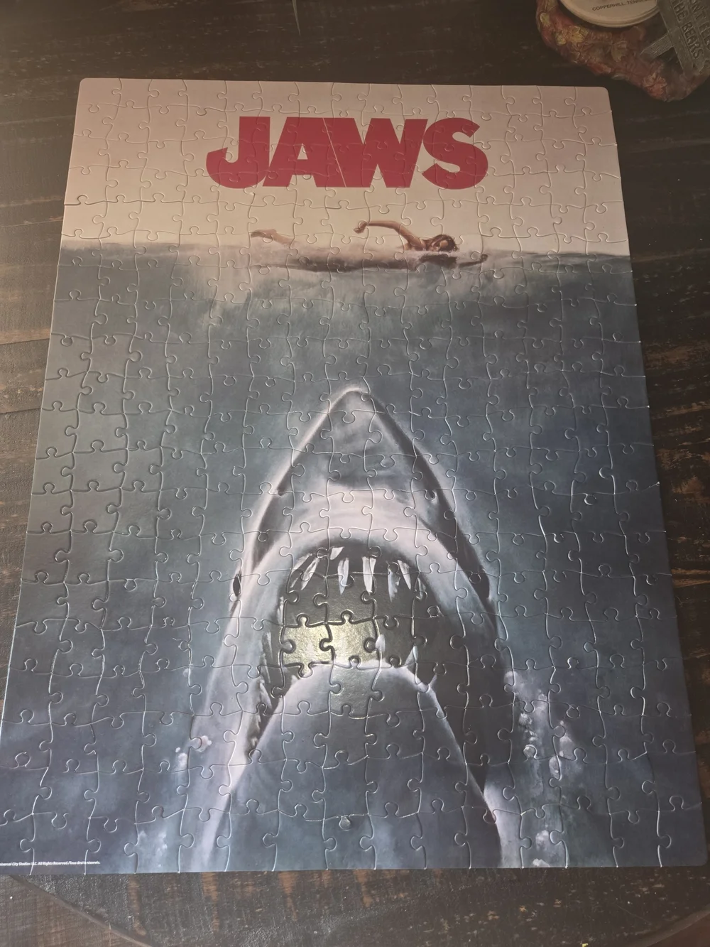 Jaws 300 Piece Puzzle - 18x24 Inches